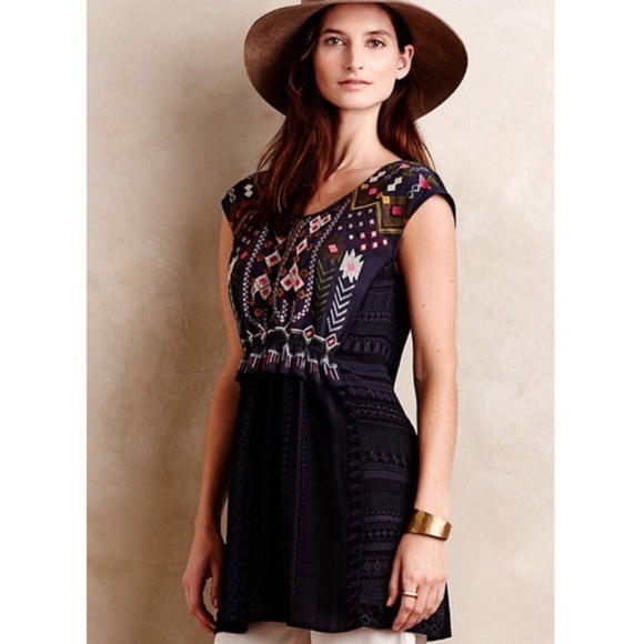 Anthropologie One September Barranco Tunic Top - Picture 9 of 15
